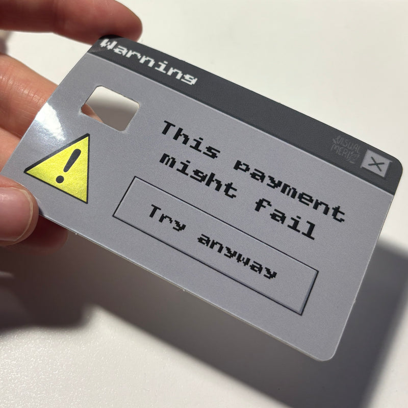 Error, pankkikorttitarra