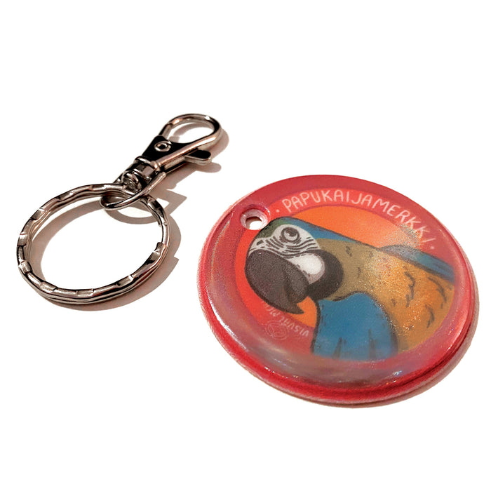 PIKKUVIKAINEN: Papukaijamerkki-heijastin Ara