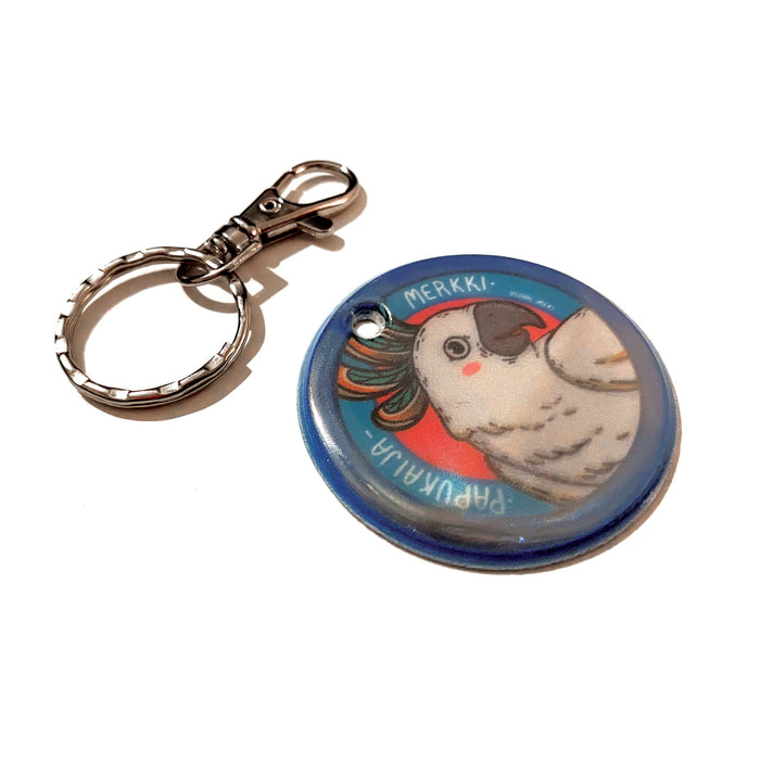 PIKKUVIKAINEN: Papukaijamerkki-heijastin Kakadu