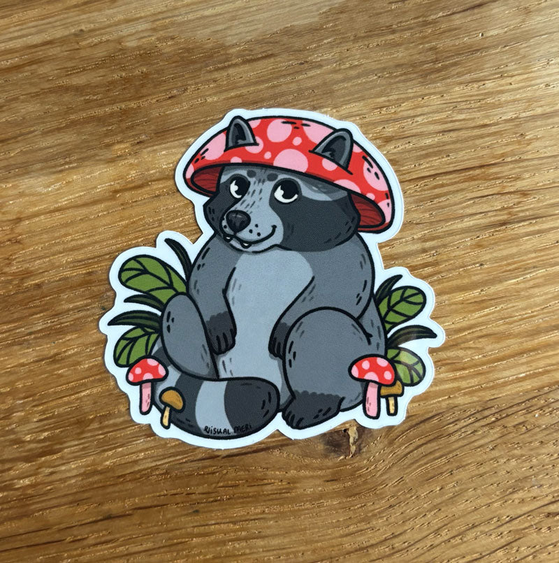 Sieni pesukarhu vinyylitarra