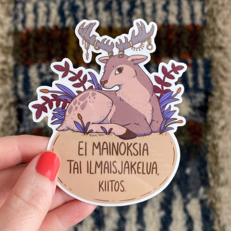 Ei mainoksia tai ilmaisjakelua, peura