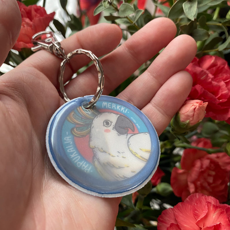 Papukaijamerkki-heijastin Kakadu