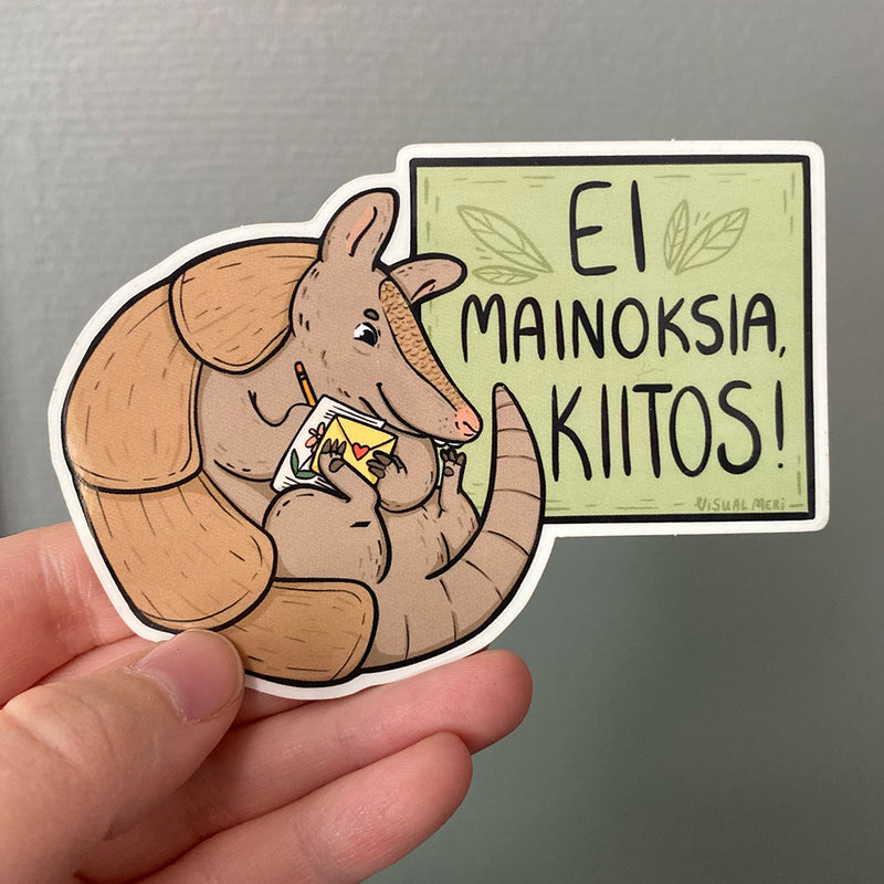 Ei mainoksia kiitos, vyötiäinen